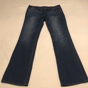 White House black market “the boot” jeans.  Size 8